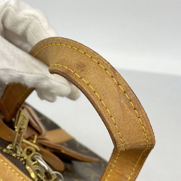 Louis Vuitton Boston Bag Monogram Sac Spool 35 M41626 Brown Men Women Unisex - Picture 7 of 10